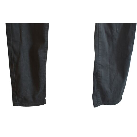 COTTON: ON Menswear Solid Black Skinny Stretch Chino Pants, Size 30 - Picture 3 of 5